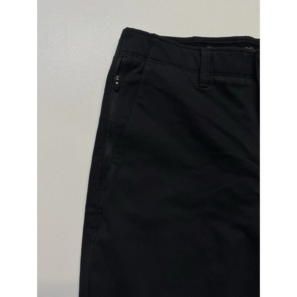 Eddie Bauer Mens Fleece Lined‎ Tech Pants 34x32 Black Outdoor Hiking